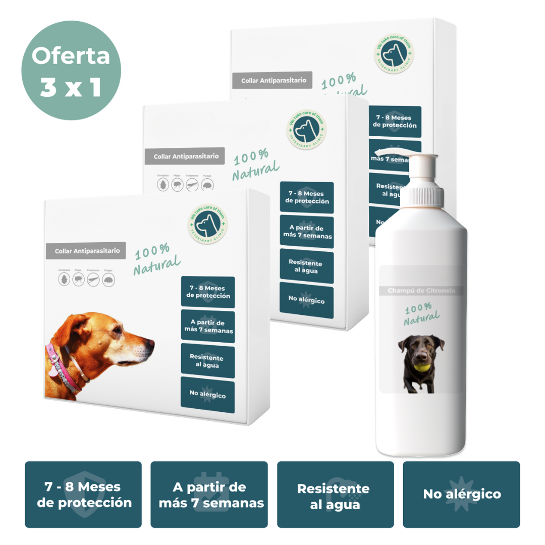 Collar Antiparasitario 100% Natural